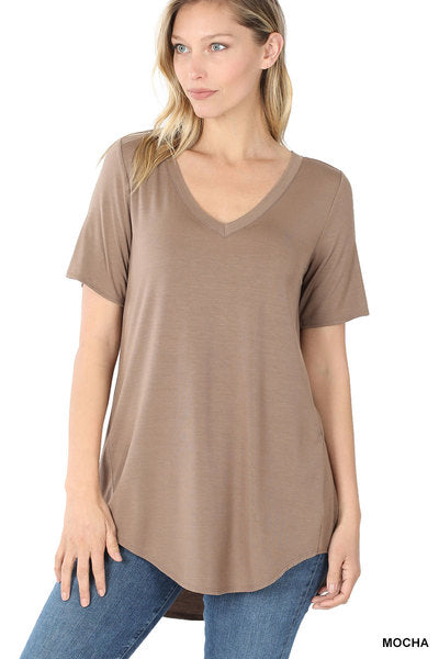 V Neck Basic T