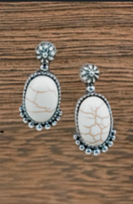 Howlite Earrings