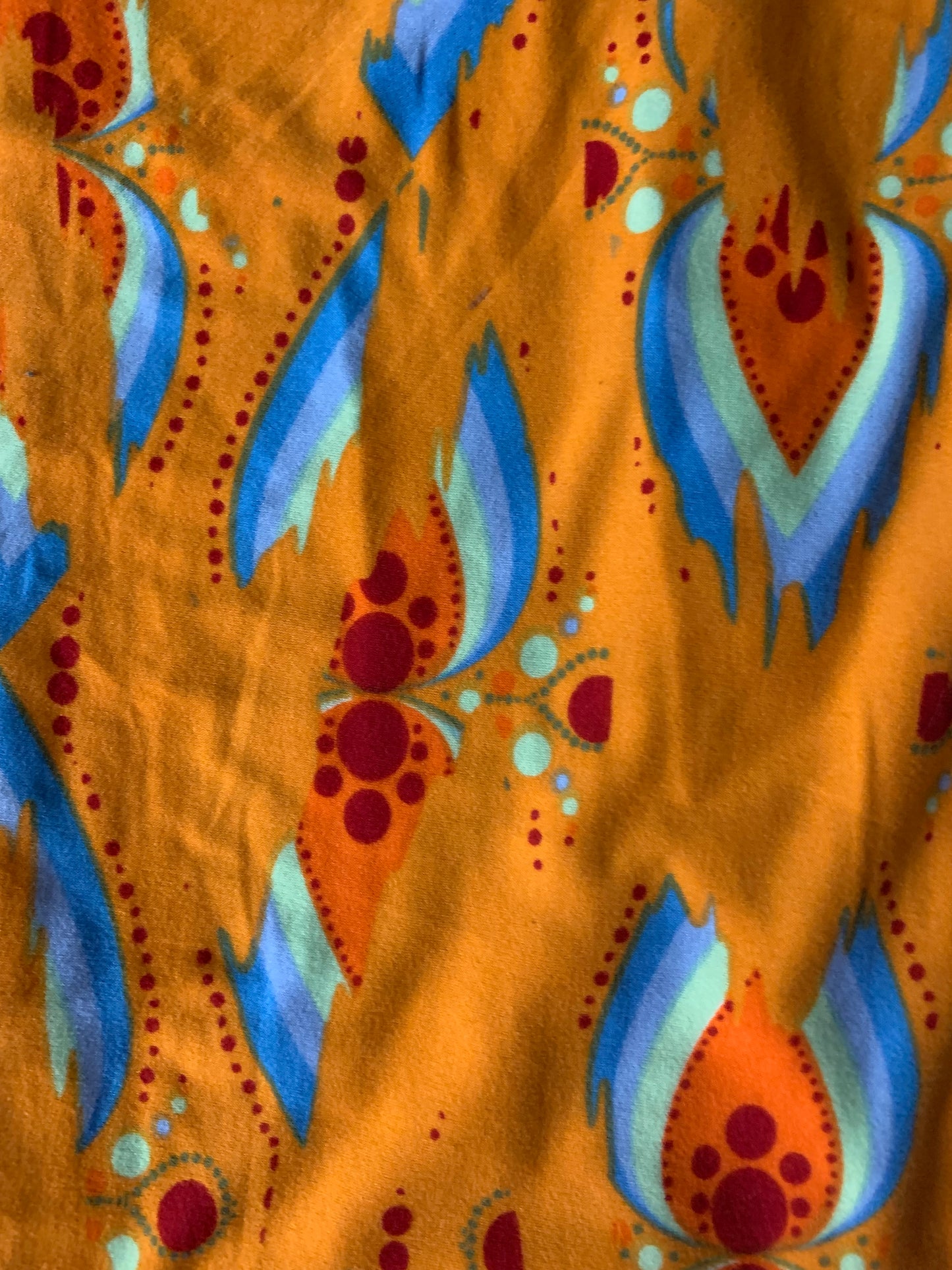 Orange Fire Leggings-LLR