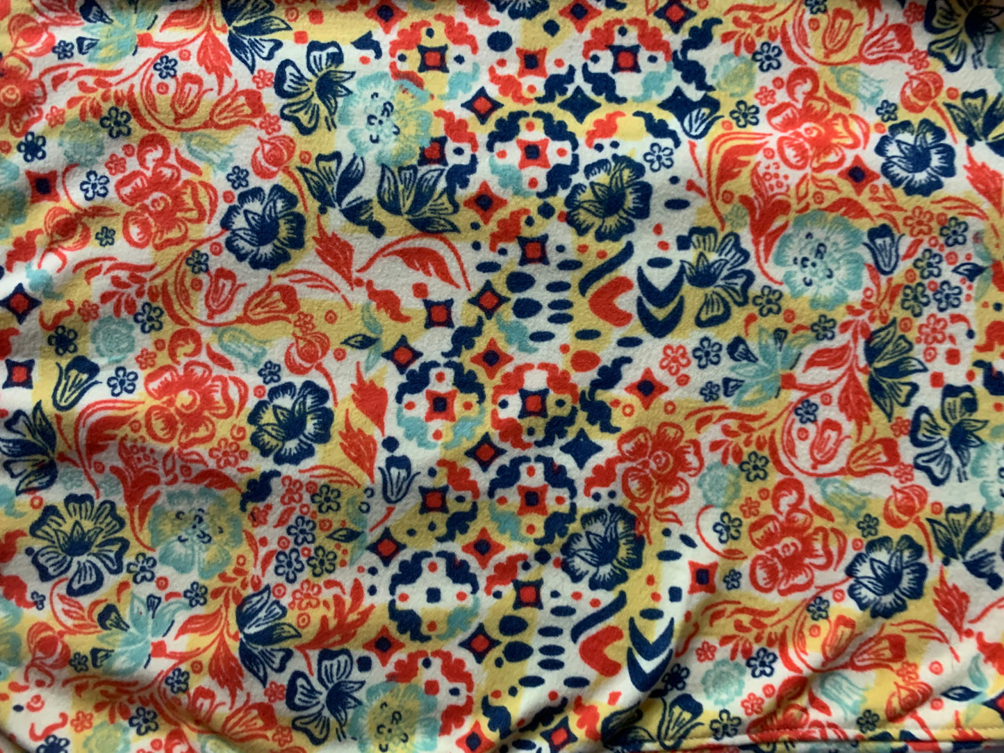 Yellow Floral Leggings-LLR